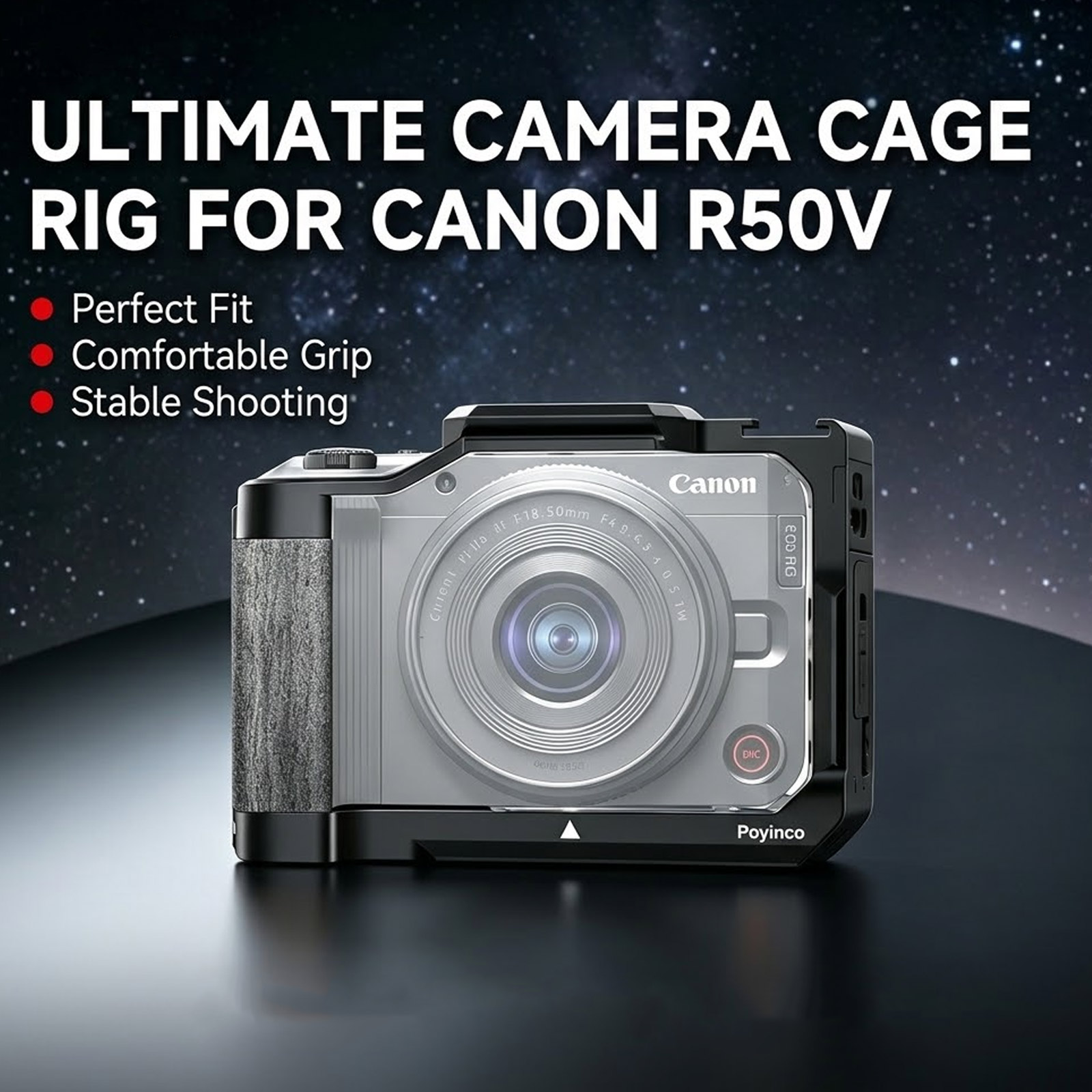 Canon Camera Eos R50 - Aluminiumlegierungs-Kamerakäfig für Canon EOS R50 V