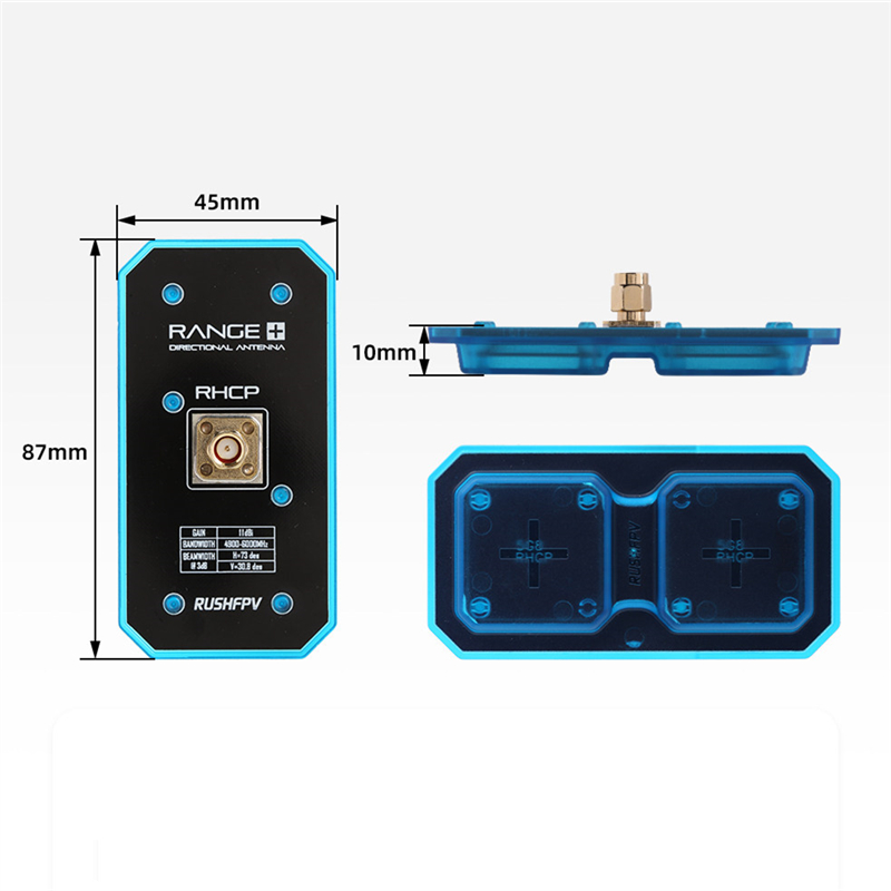 Rc Helicopter Remote Control - 5,8GHz FPV Patch-Antenne Langstrecken-VRX-Antenne RHCP LHCP