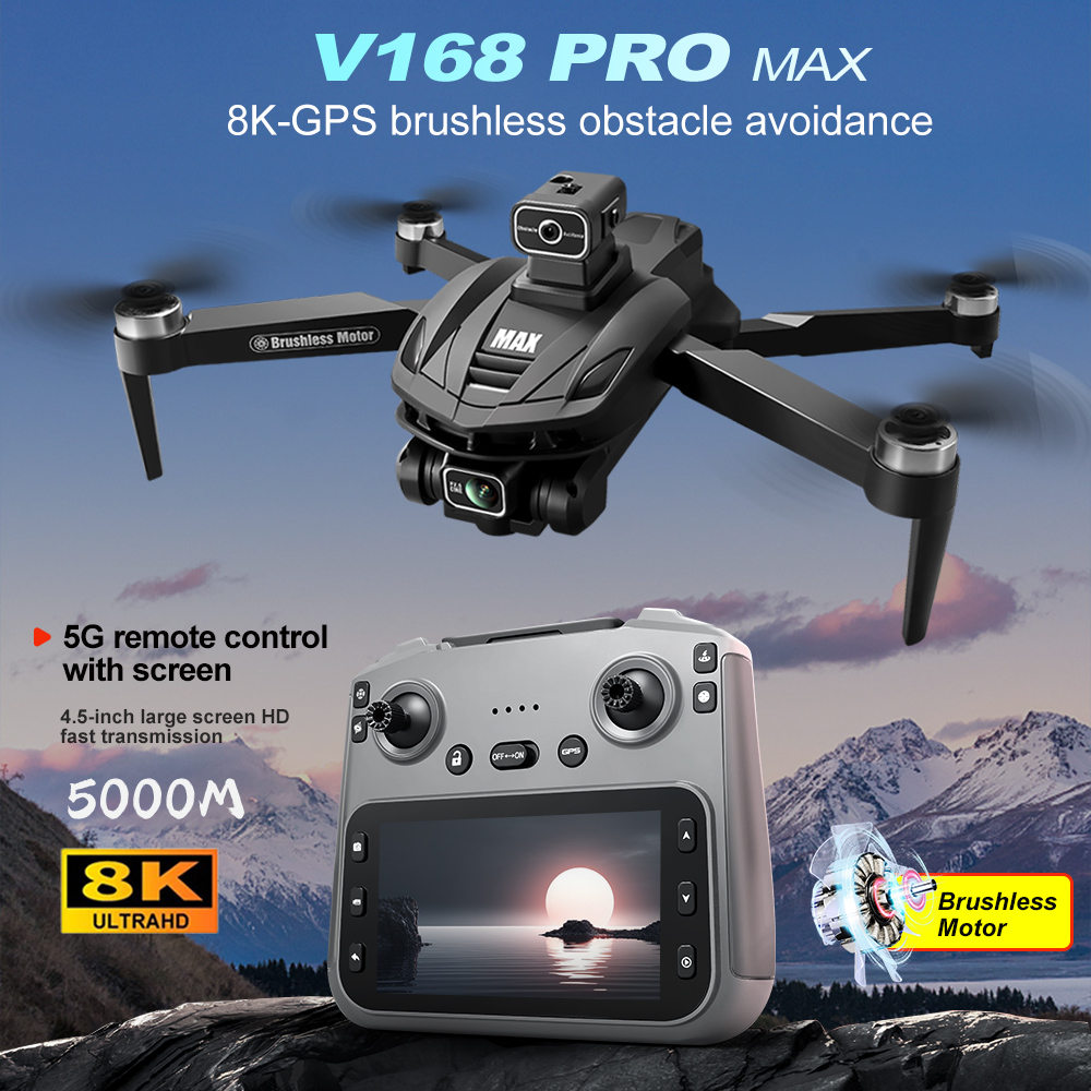 V168 PRO Max GPS Drohne 8K Pro – Rc Helicopter Electric Bewertung und Preis